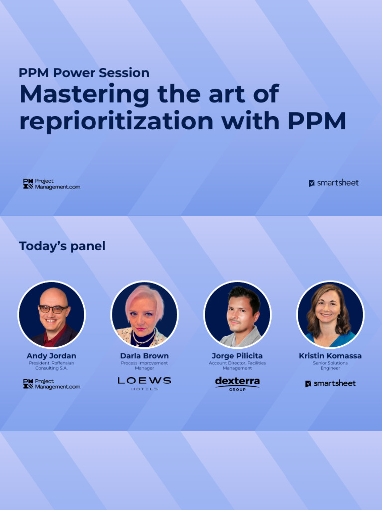 Mastering The Art of Reprioritization With PPM | PDF