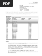 TSAPI Interface Description