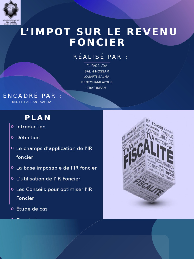 Guide sur l'Impôt sur le Revenu Foncier | PDF | Impôt sur le revenu