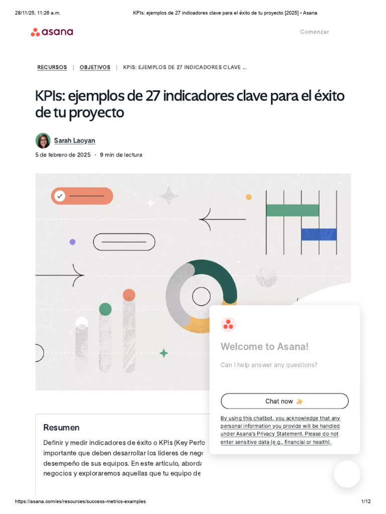 27 KPIs Clave para el Éxito Empresarial | PDF | Indicador de ...