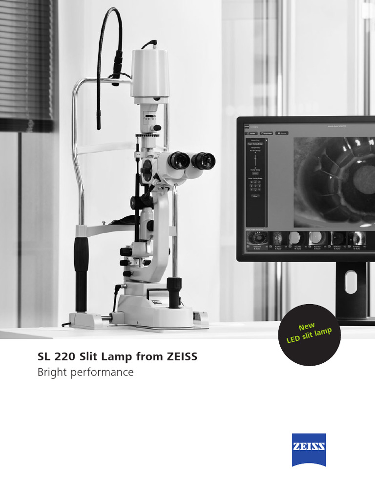 ZEISS SL 220 LED Slit Lamp Overview | PDF | Electromagnetic Radiation ...