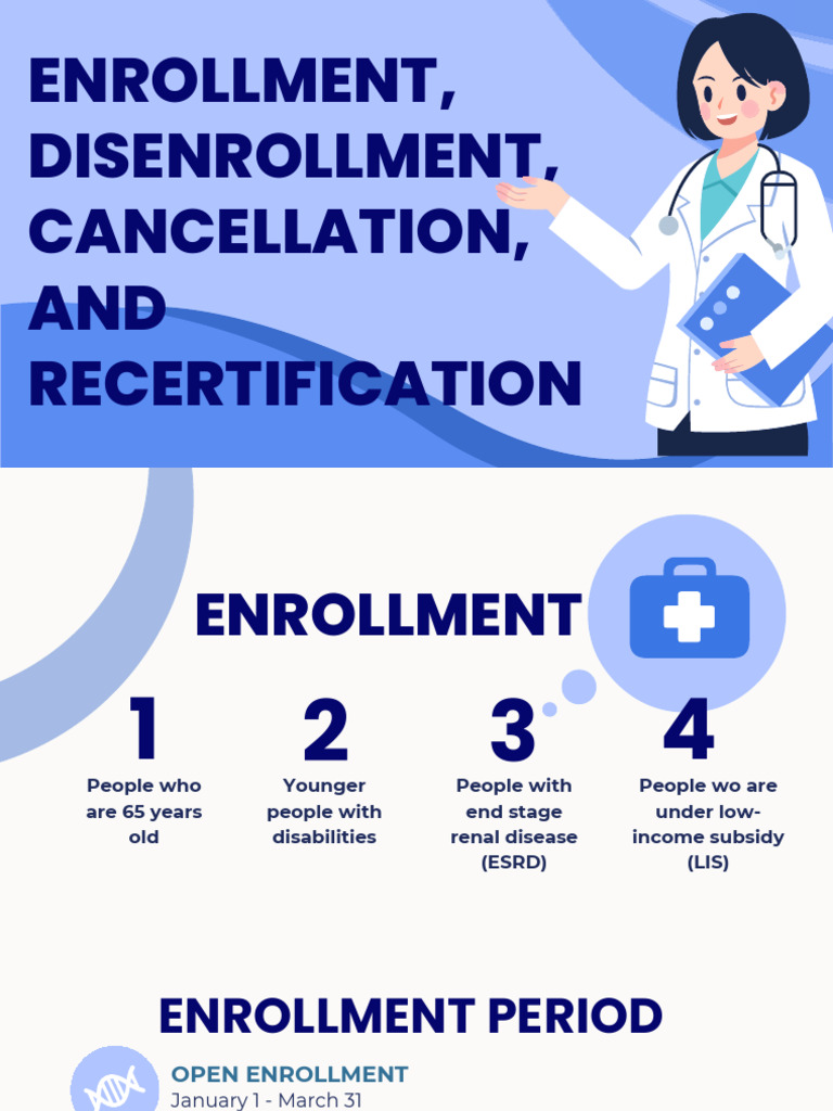 Medicare Enrollment and Disenrollment Guide | PDF
