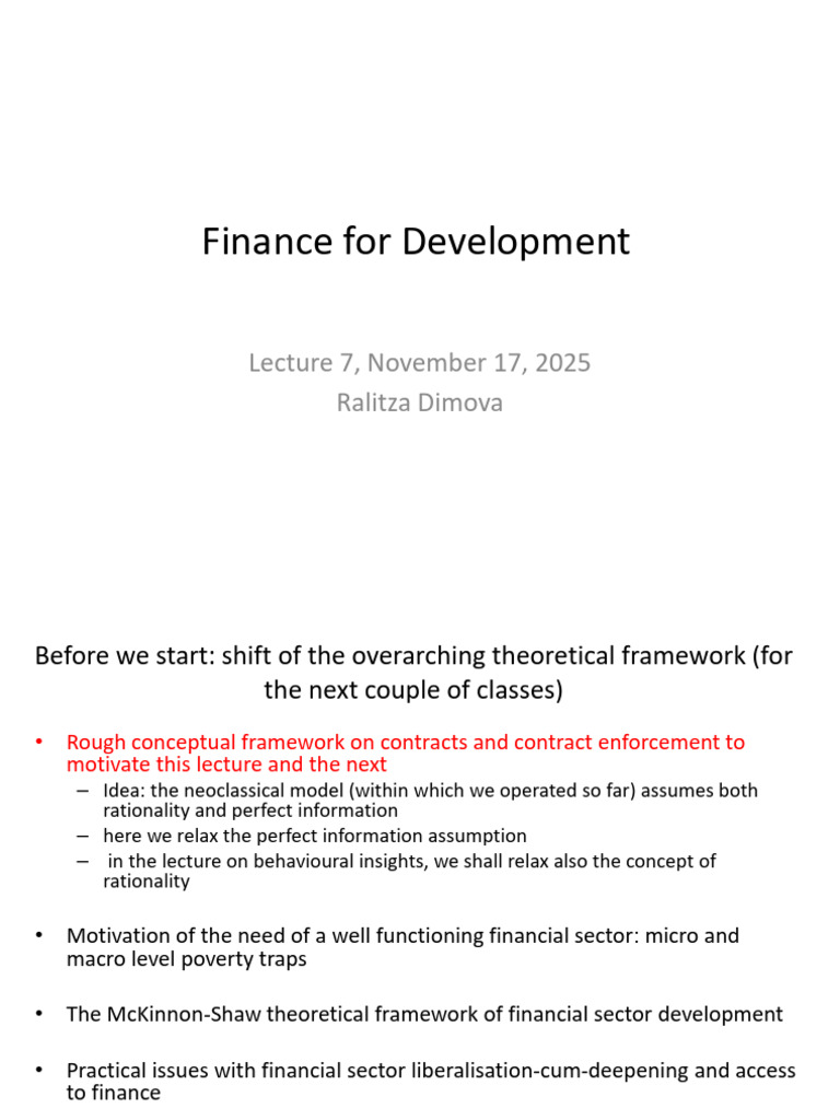 Financial Sector Development Insights | PDF | Banks | Institutional ...