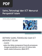 Download SainsTeknologi Dan ICT Menurut Perspektif Islam by Aniq Best SN98452275 doc pdf