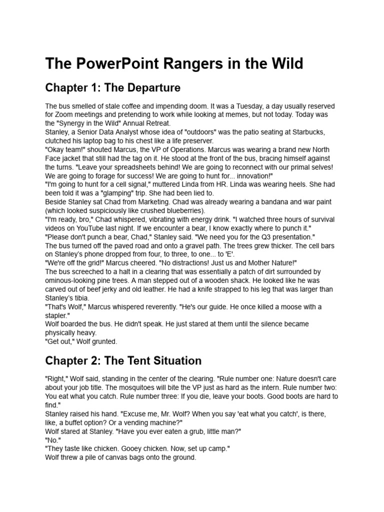The PowerPoint Rangers | PDF