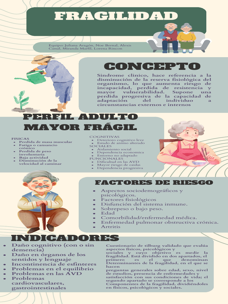 Cómo reducir el riesgo de fragilidad en adultos mayores