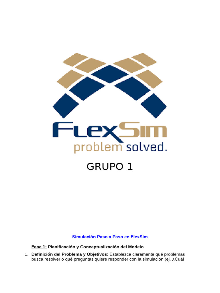 Simulación en FlexSim: Guía Paso a Paso | PDF | Simulación | Informática