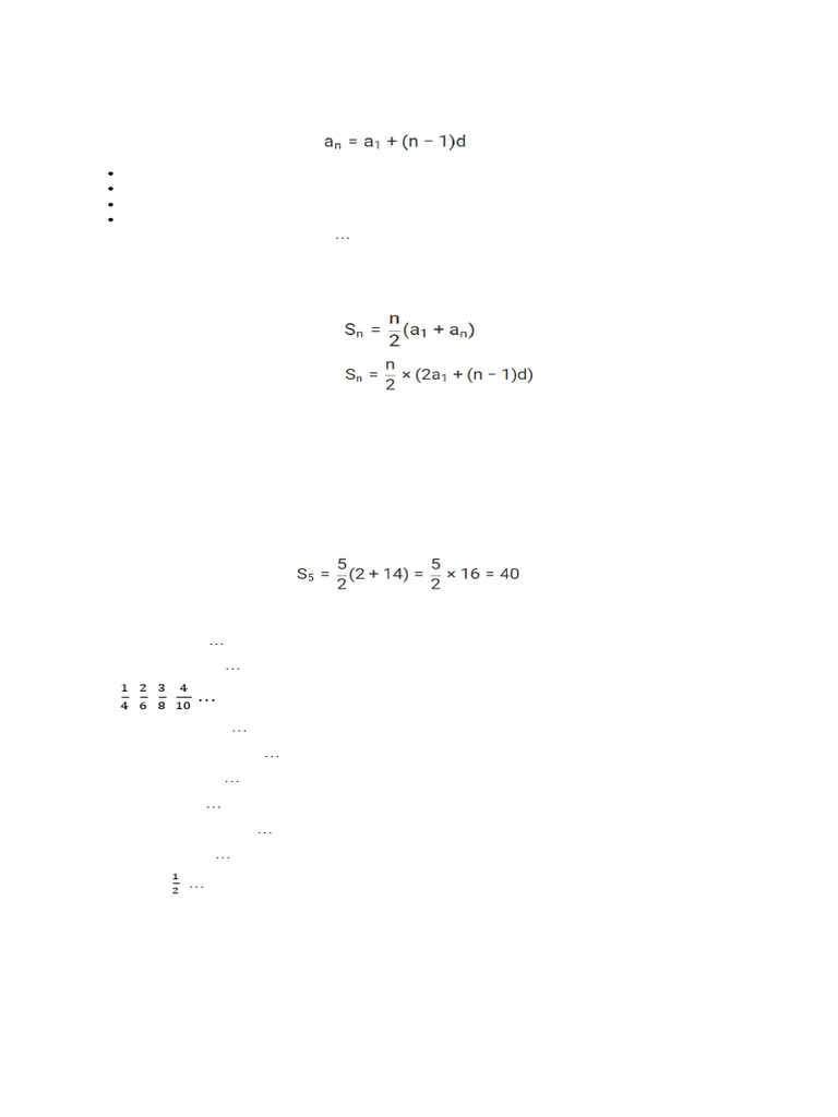 Arithmetic Sequences and Series Explained | PDF