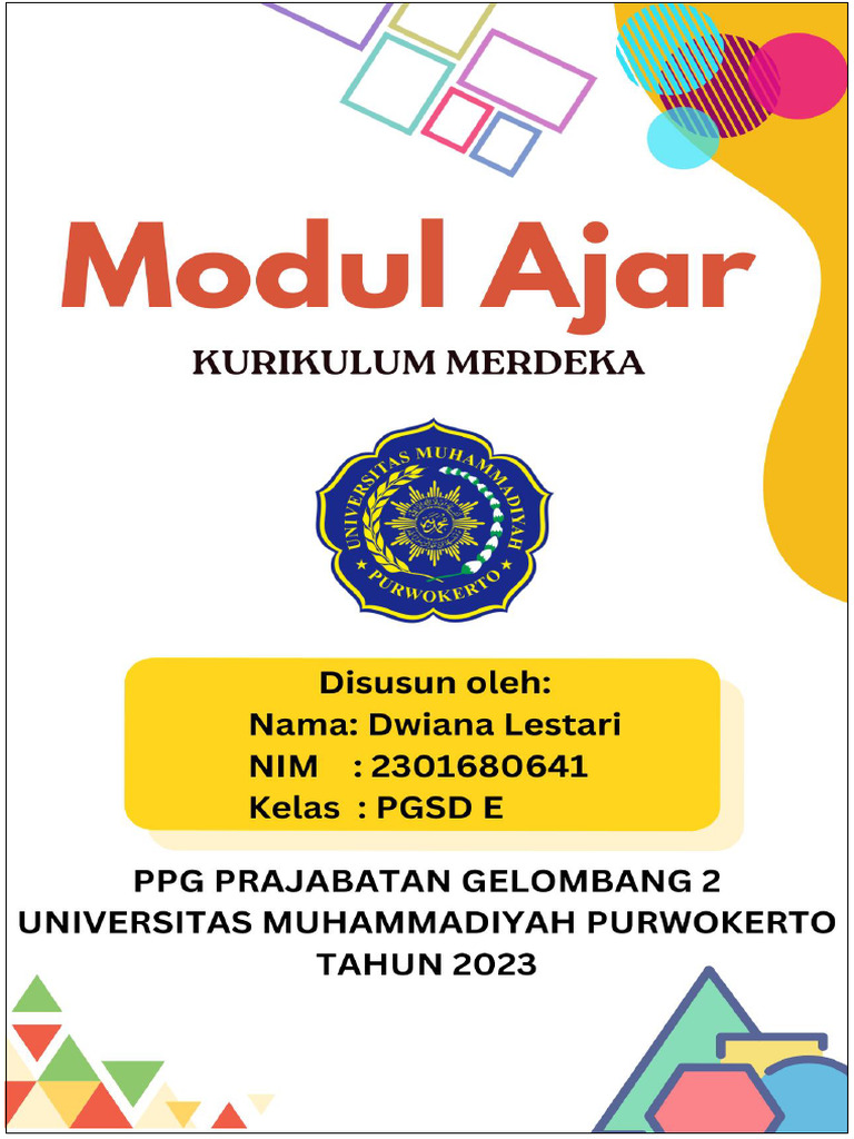 Modul Ajar Bangun Datar SD Kelas 2 | PDF