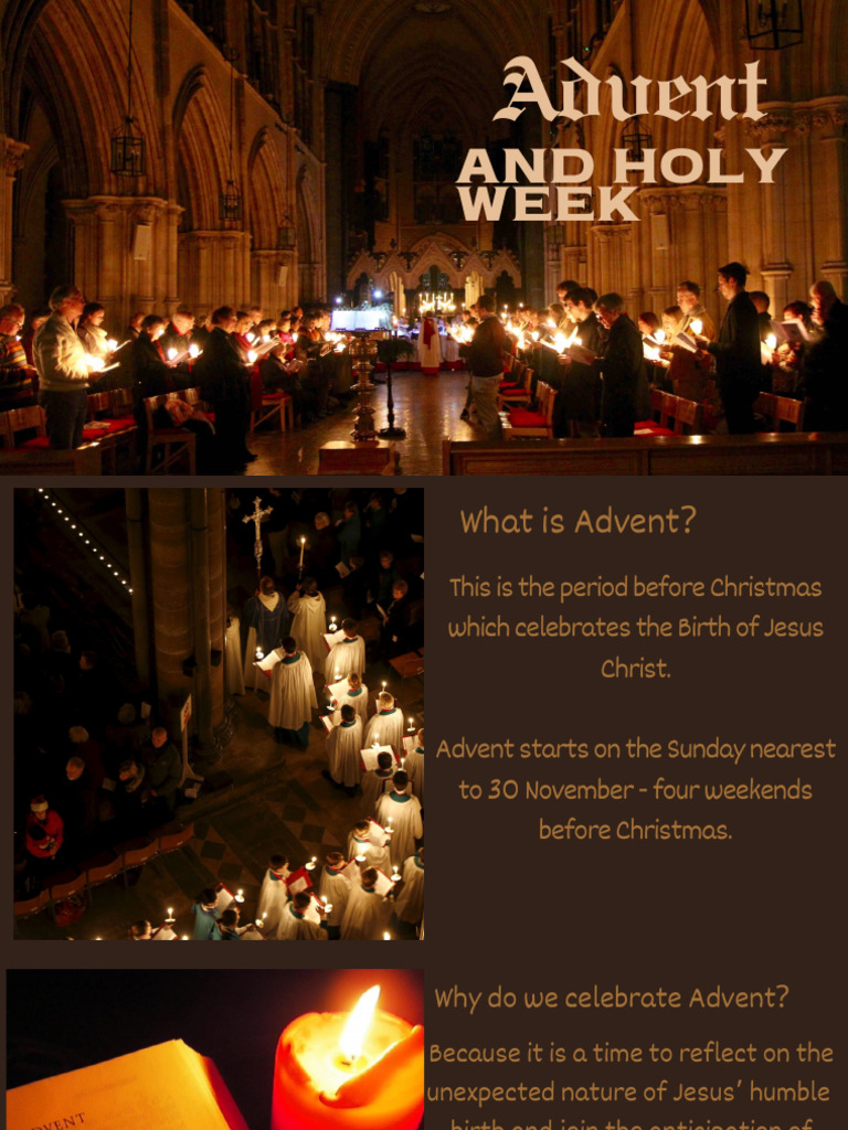 Understanding Advent and Holy Week | PDF | Jesus | Advent