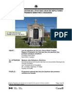 Pierre Elliott Trudeau Grave Site Monitoring Report 2011