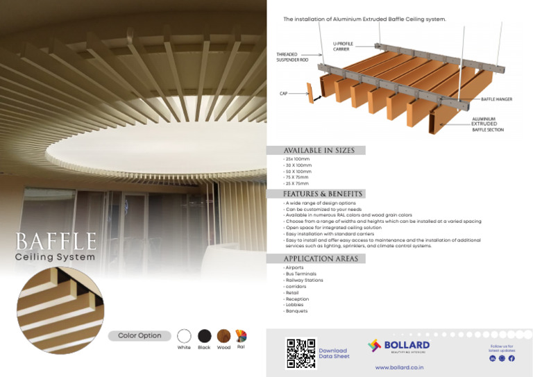 Custom Aluminum Baffle Ceiling Systems | PDF | Transport