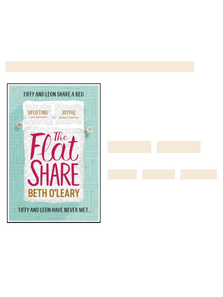 The Flatshare Beth Oleary ebook instantly accessible content | PDF