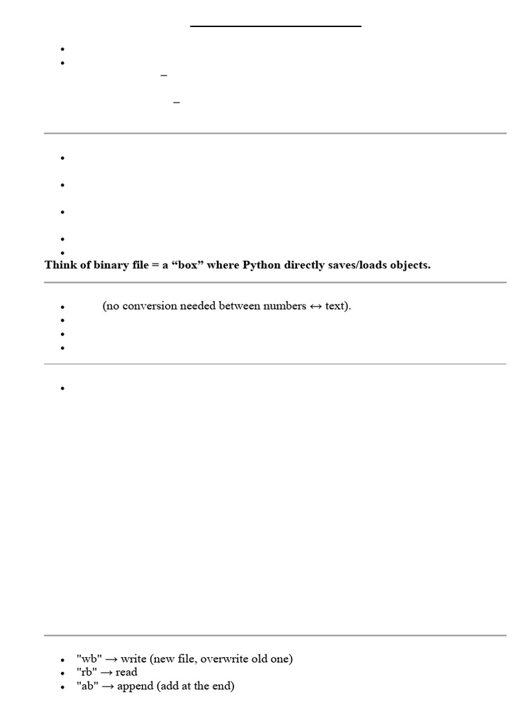 Understanding Binary Files in Python | PDF | Computer File | Text File