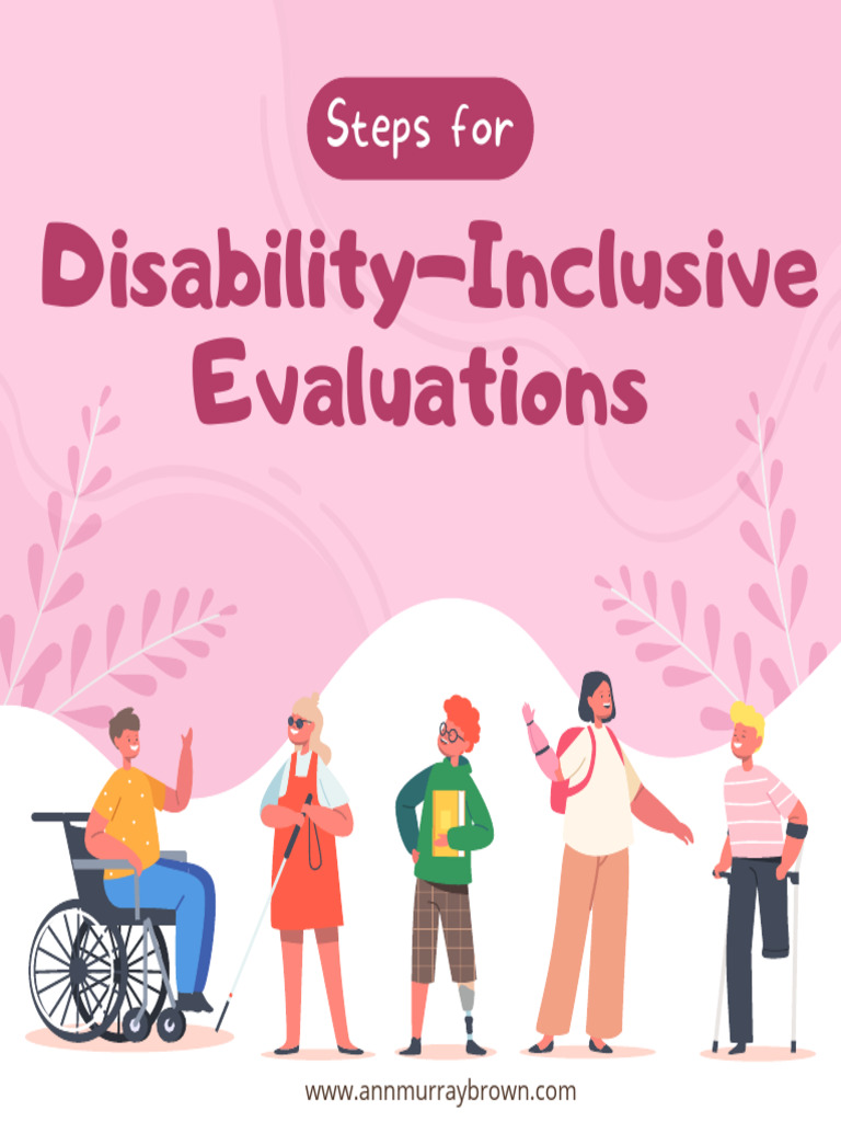 Disability-Inclusive Evaluation Steps | PDF