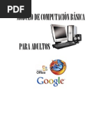 MODULO DE COMPUTACIÓN BÁSICA PARA ADULTOS