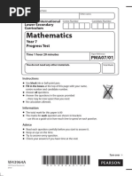 Year 7 Maths End Test Questions | PDF | Arithmetic | Mathematics