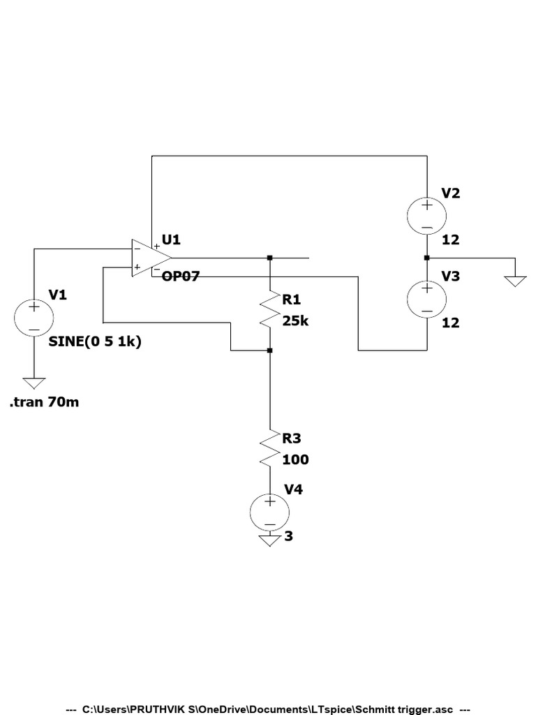 Schmitt Trigger Connection Diagram | PDF