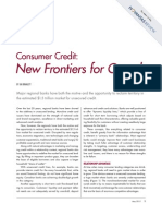Consumer Credit New Frontiers for Growth