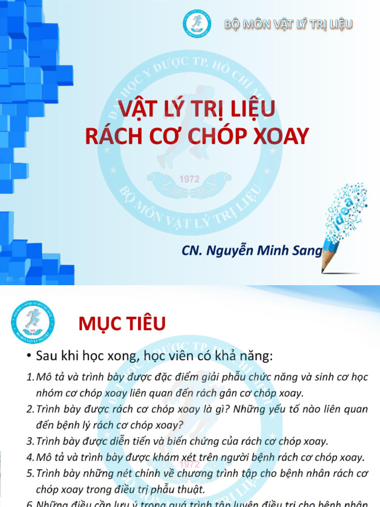1.VLTL Rách Cơ Chóp Xoay | PDF
