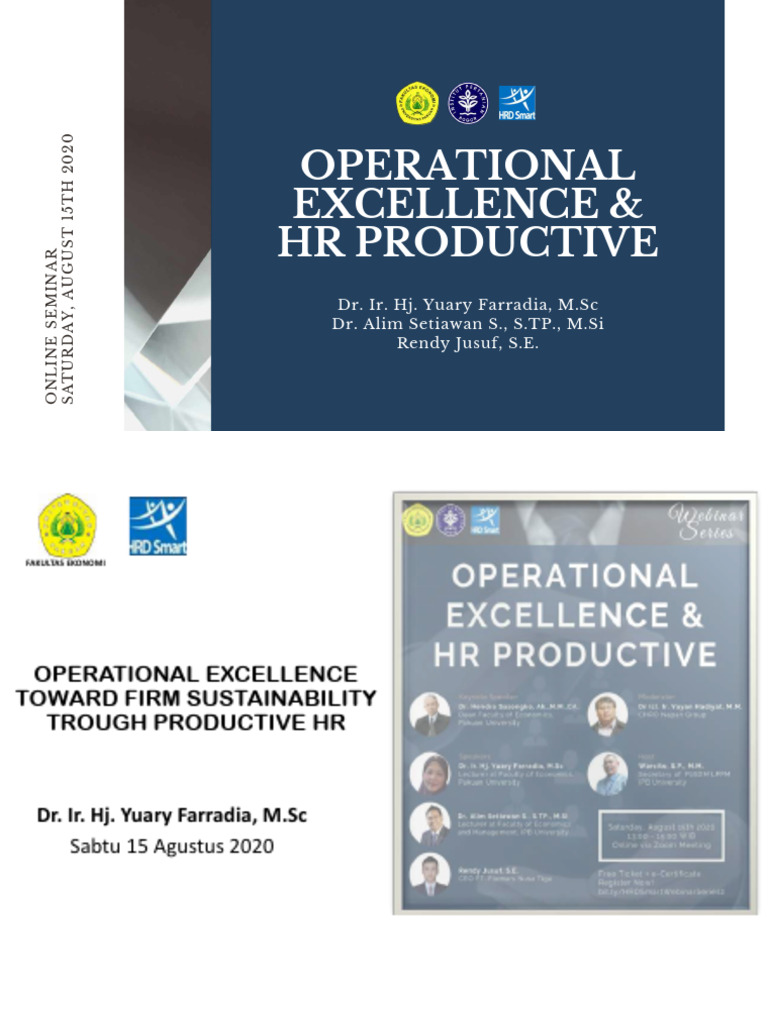 Operational Excellence for HR Productivity | PDF | Six Sigma | Supply Chain