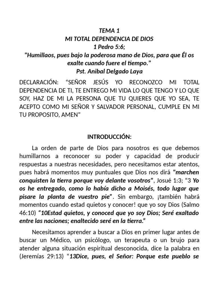 Tema 1 | PDF | Cristo (título) | Dios