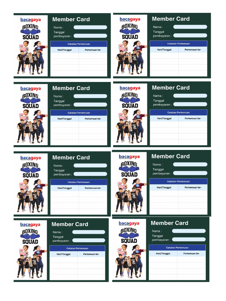 Id Card Boxing | PDF