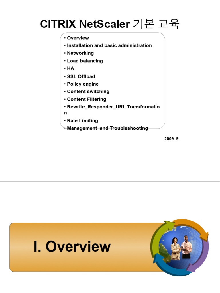 1 Citrix NetScaler Overview | PDF