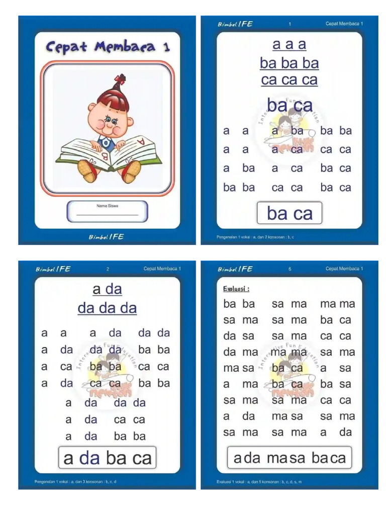 Belajar Baca 1 | PDF