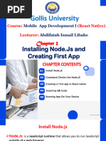 Installing Expo for React Native Apps | PDF