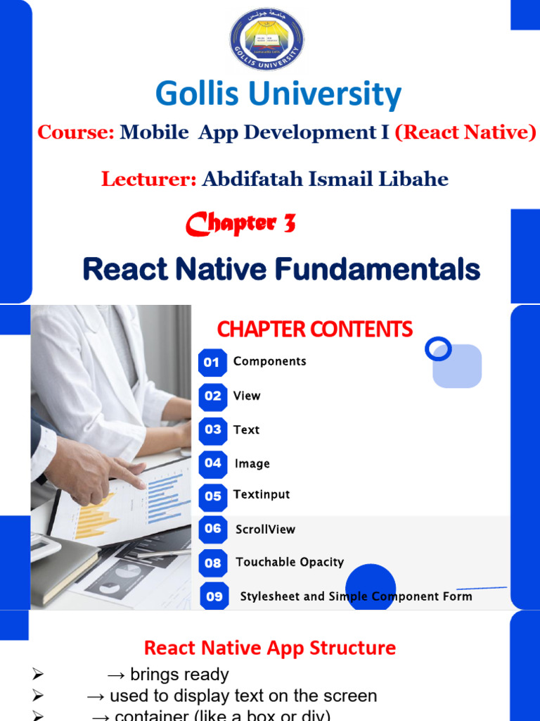 Chapter 3 React Native Fundamentals | PDF | Page Layout | Mobile App