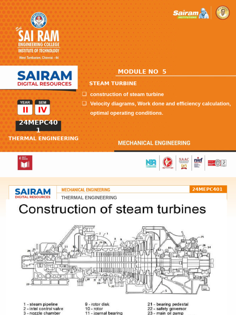 Steam Turbine Construction and Efficiency | PDF | Turbine | Liquids