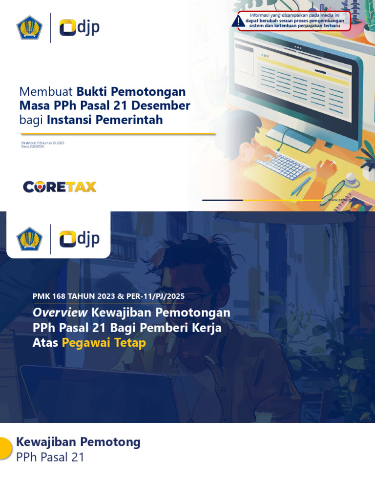 Panduan PPh Pasal 21 Instansi Pemerintah | PDF