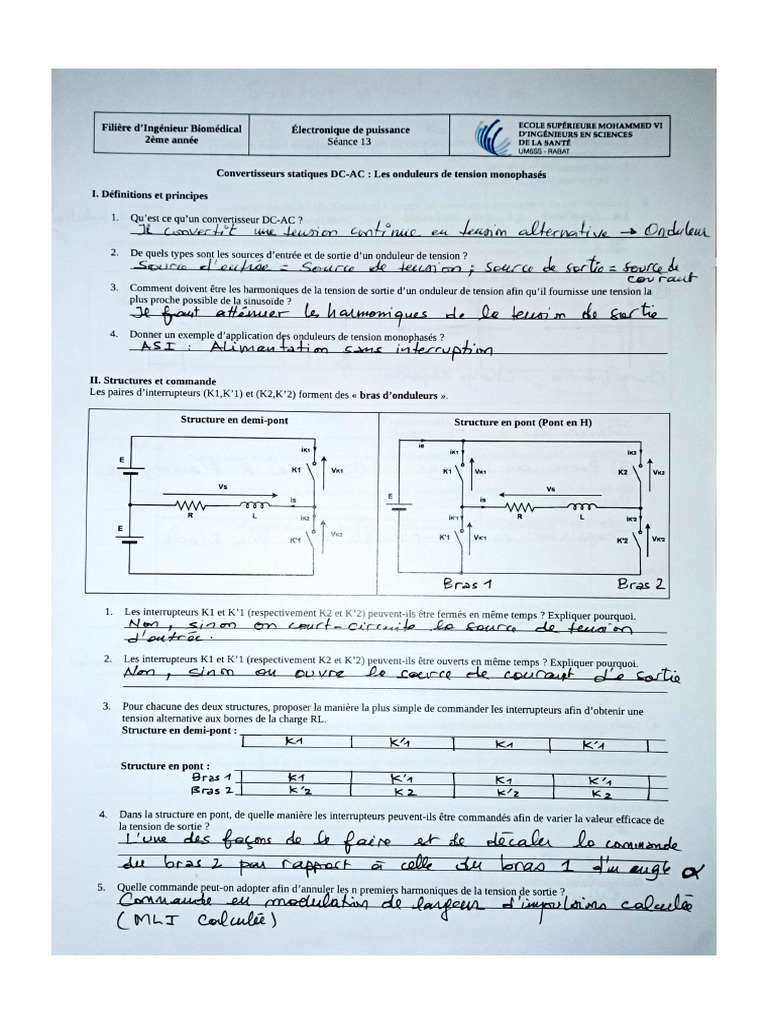 Correction TD | PDF