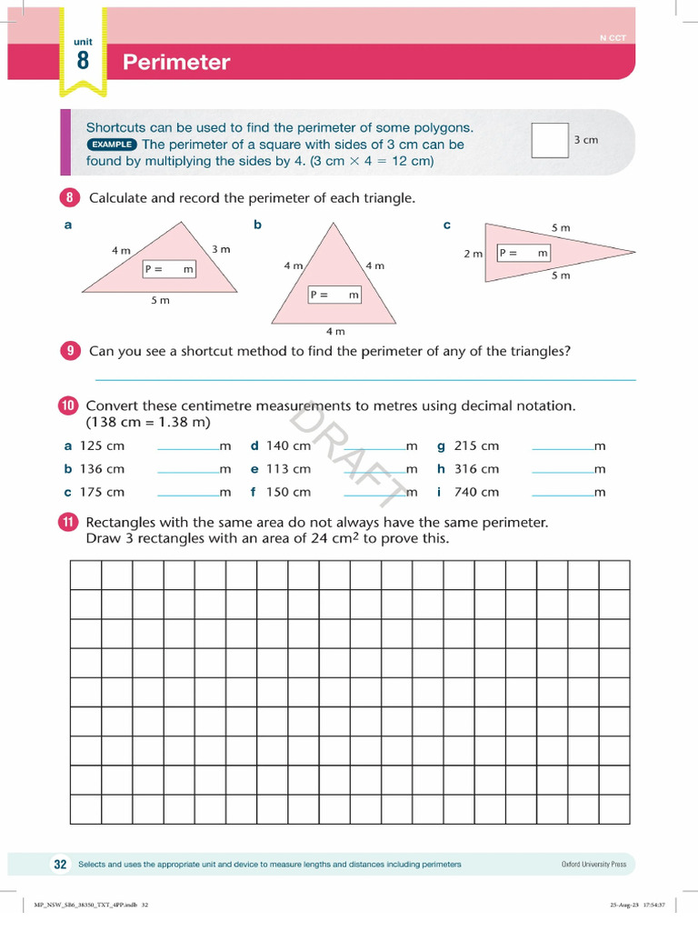 Perimeter Calculation Shortcuts Guide | PDF | Area | Elementary Mathematics