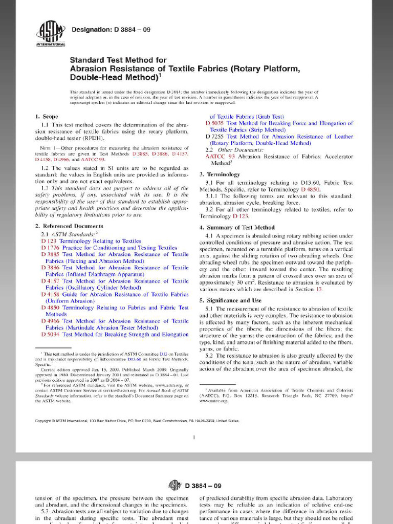 Astm d3884 | PDF