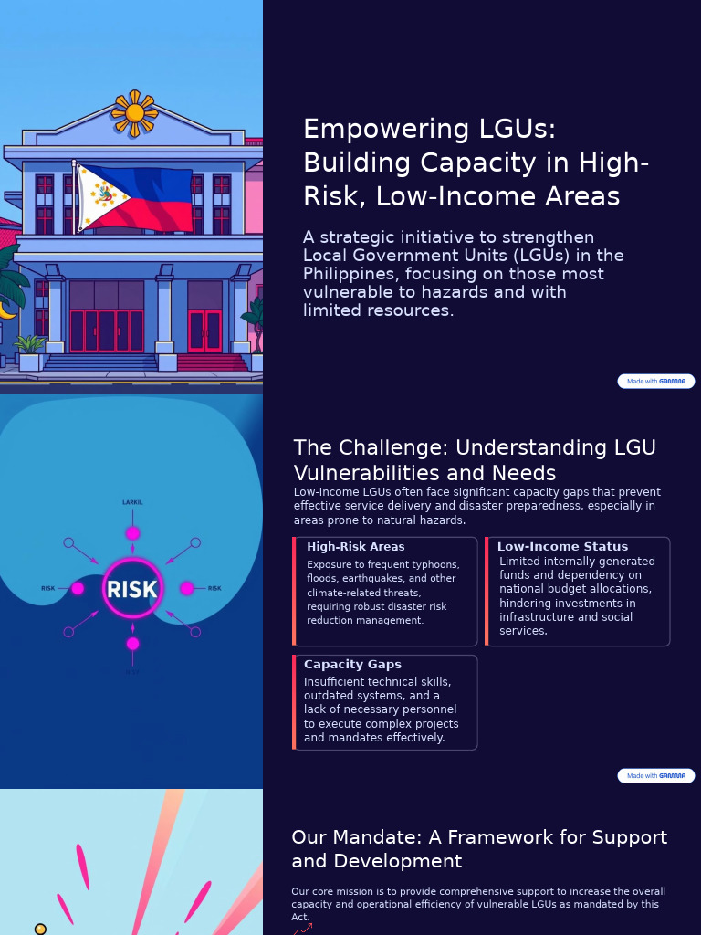 New - Empowering LGUs Building Capacity in High Risk Low Income Areas ...