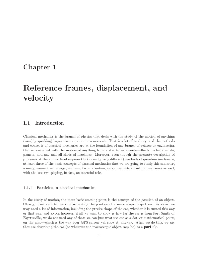 Chapter 1 Physics Textbook | PDF | Euclidean Vector | Cartesian ...