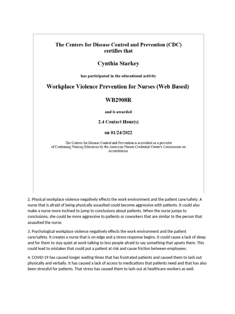 Unit 1 Navigation of Workplace Issues Homework Assignment #1 | PDF