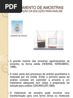 Tratamento de Amostras