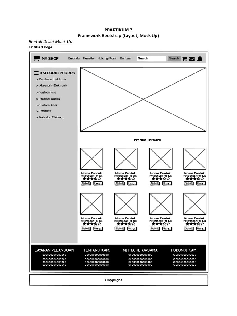 Bootstrap Mockup Layout Guide | PDF