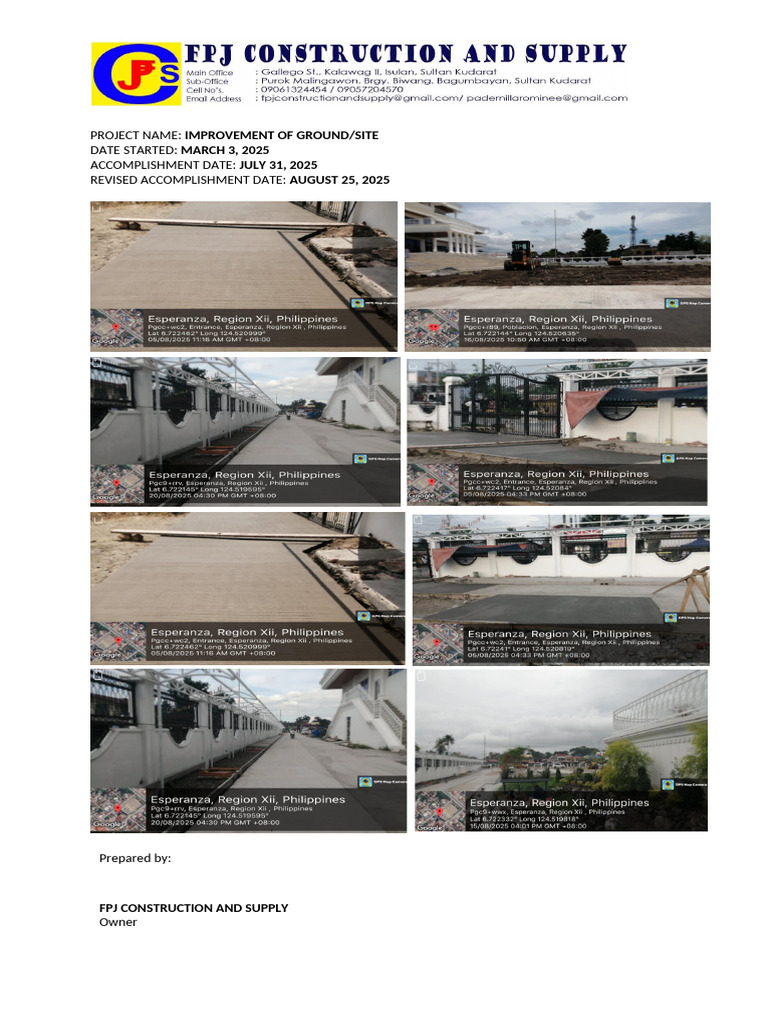 Ground Improvement Project Timeline | PDF