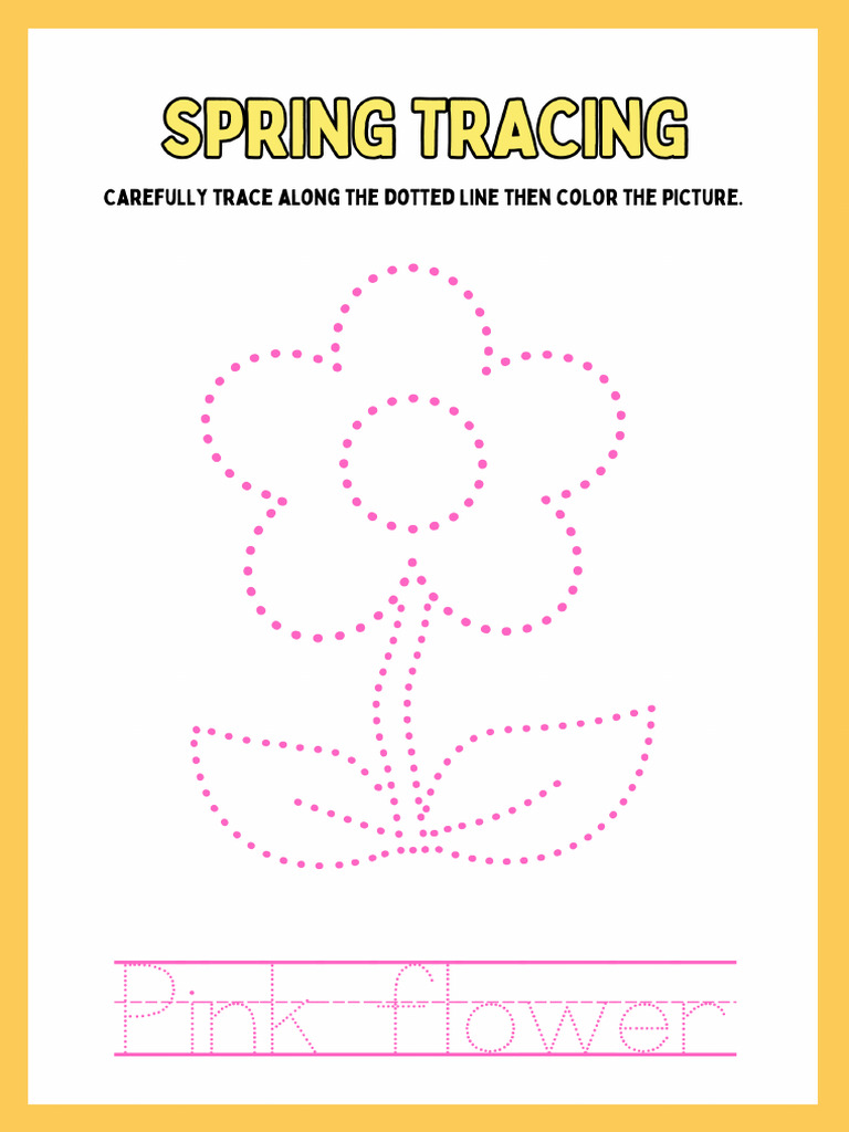 FreeBies Spring Tracing PDF | PDF