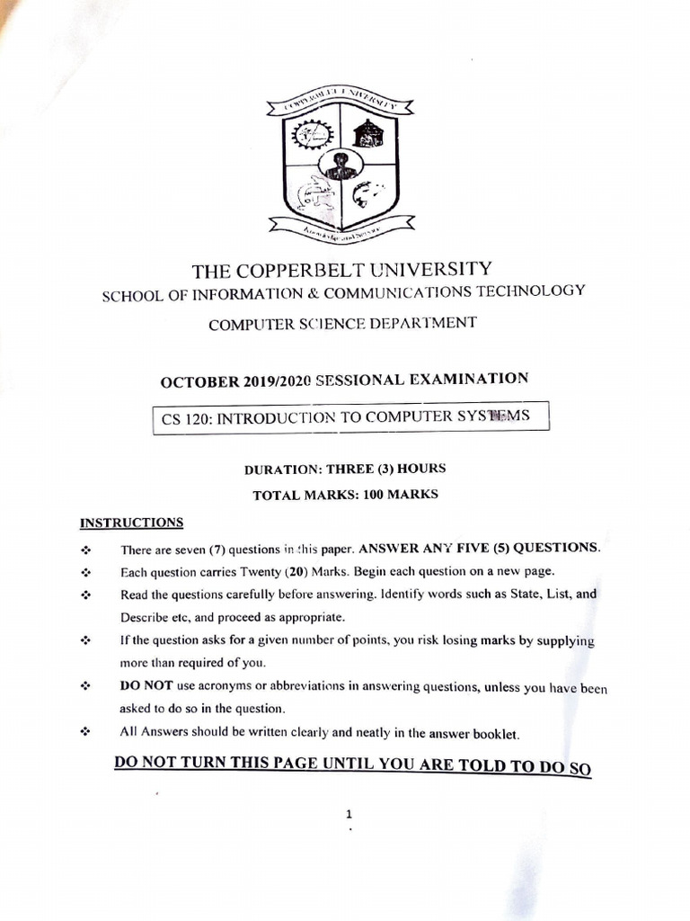 CS 120: Computer Systems Exam Guide | PDF | Computer Data Storage ...