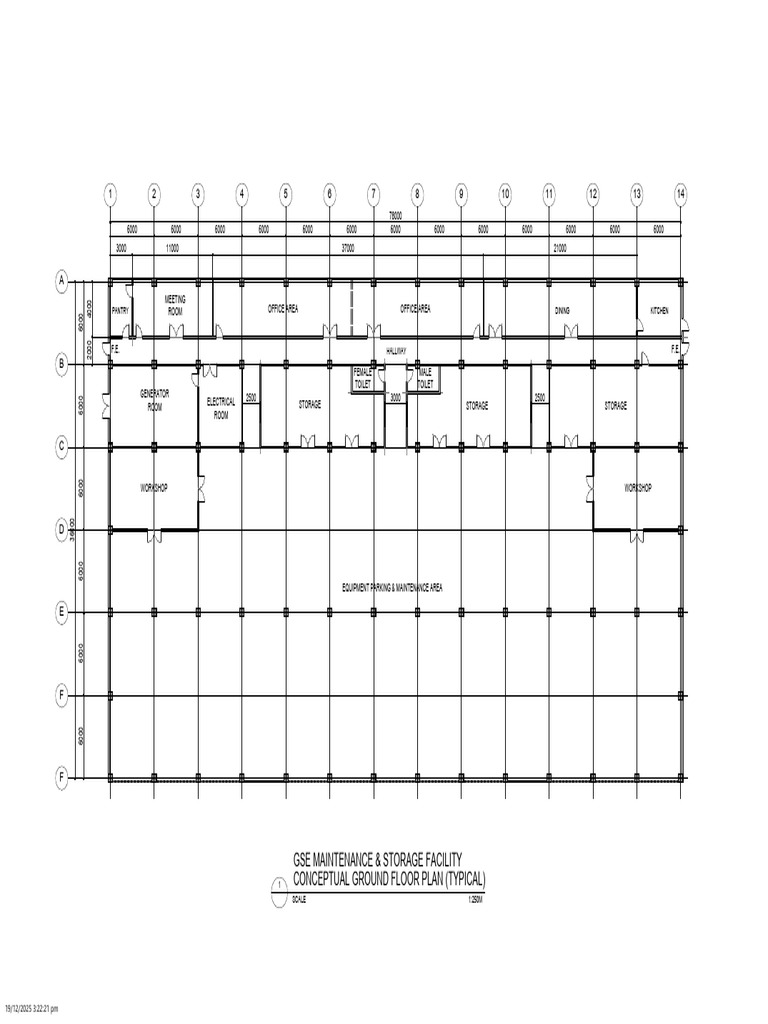 GSE Maintenance & Storage Facility Plan | PDF | Home