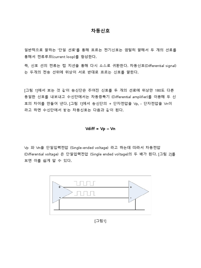 Current Loop) - , - (Differential Signal) .: Vdiff VP VN | PDF