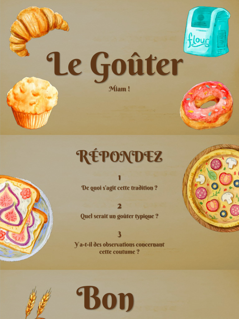 Tradition et recettes du goûter | PDF
