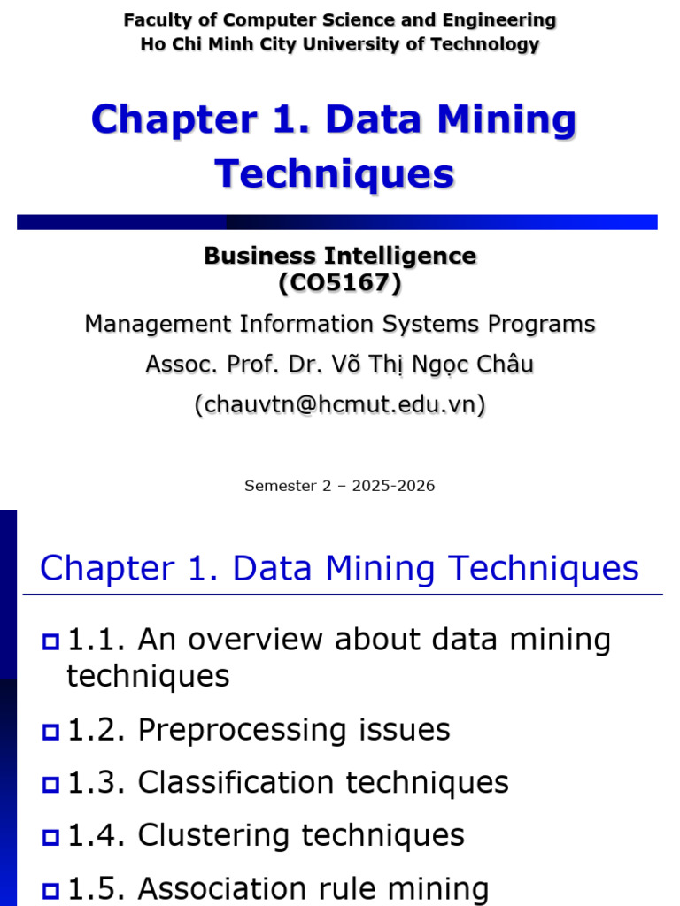 Data Mining Techniques Overview | PDF | Data Mining | Data Compression