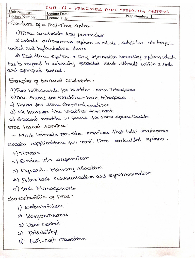 Handwritten Notes 3,4 & 5 | PDF