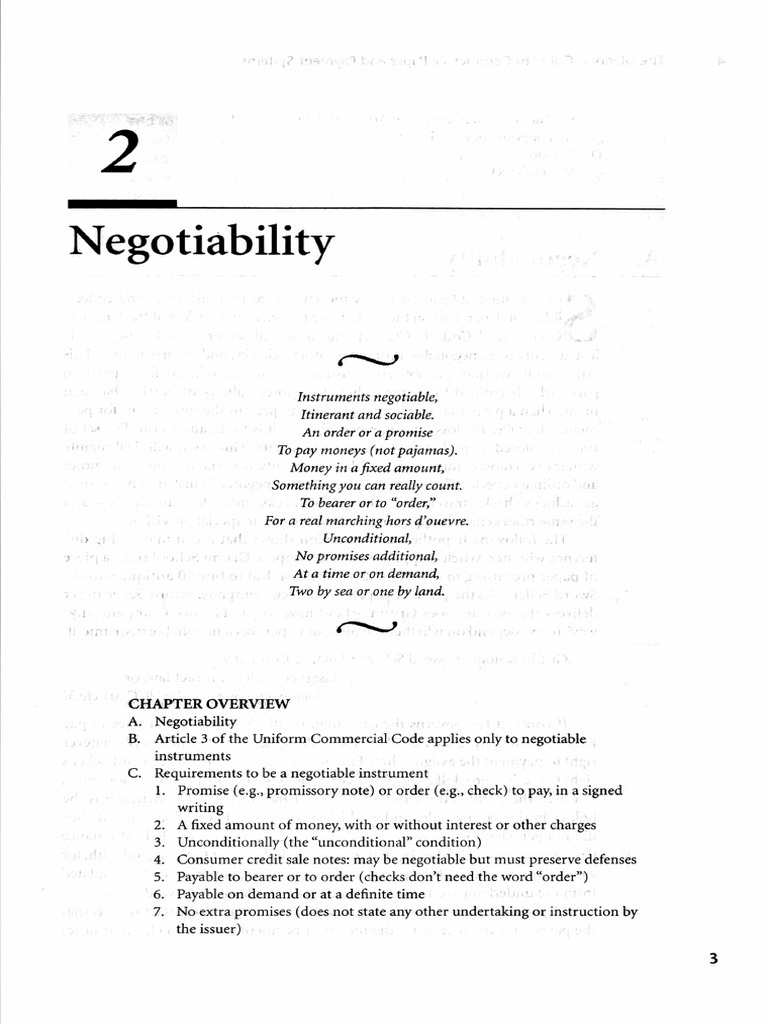 Understanding Negotiable Instruments UCC | PDF | Negotiable Instrument ...